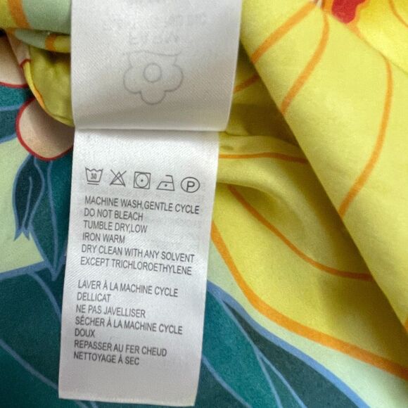 Farm Rio‎ Women's Pietra Mini Wrap Dress Size M Multicolor Vibrant Summer Beach - Picture 9 of 12